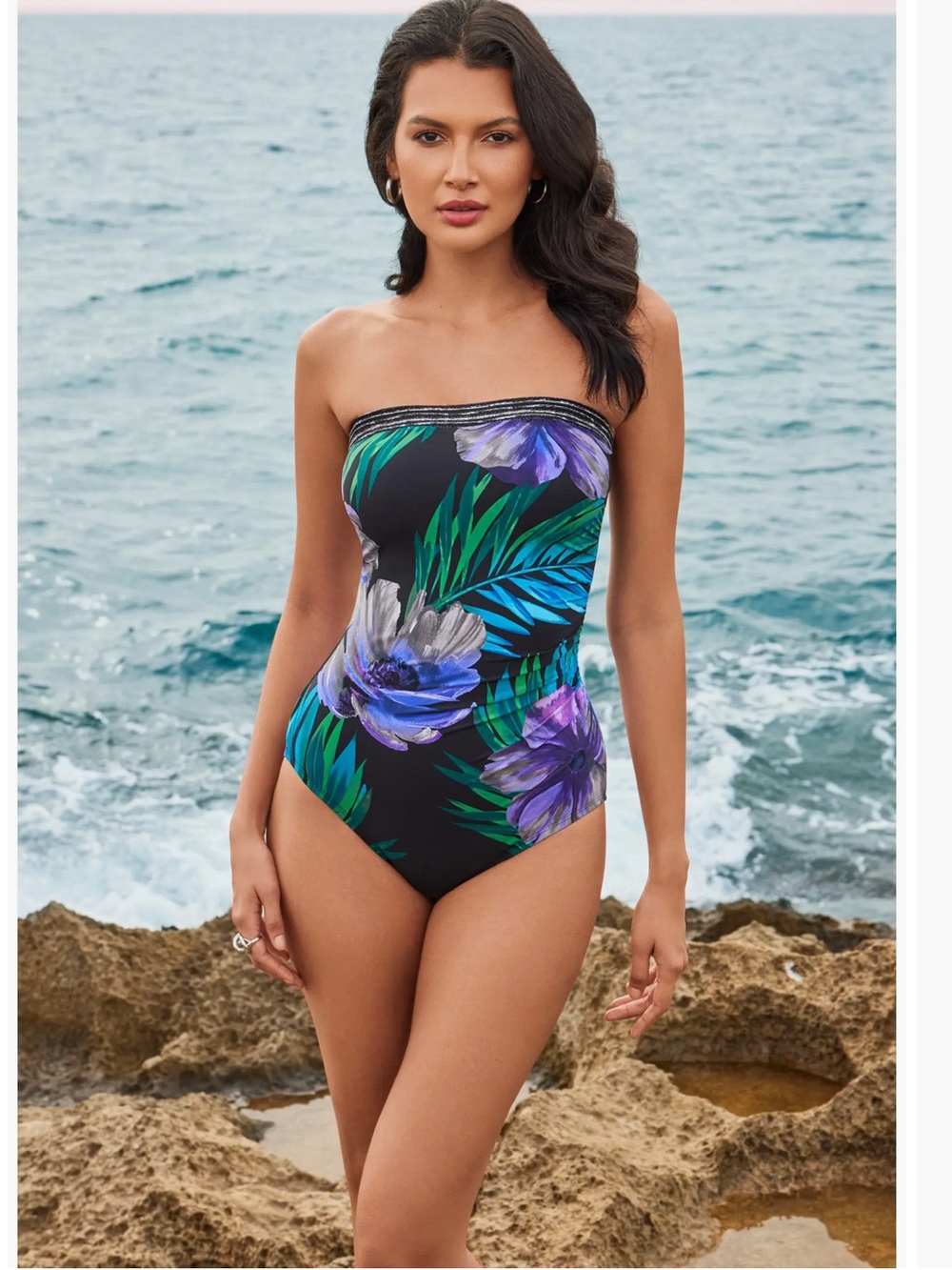 NWT Miraclesuit Flora Aura Avanti One-Piece Swimsuit